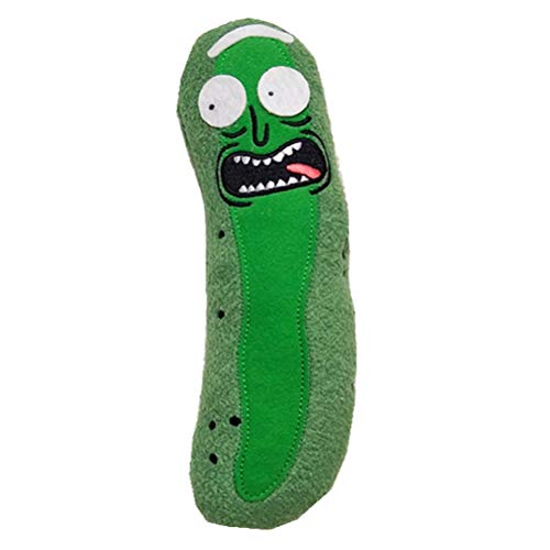 Auplew 20 cm divertidos juguetes de pepino en escabeche mu�eco de dibujos animados lindo pepinillo suave almohada rellenos pepinos mu�ecos de peluche sello animales rechonchos juguetes regalos de cum