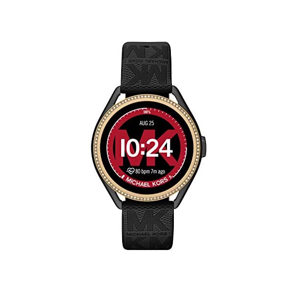 Michael Kors Women's MKGO Gen 5E 43mm Touchscreen Smartwatch with Fitness Tracker, Heart Rate, Contactless Payments, and Smartphone Notifications