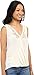 Lucky Brand Women's Sleeveless Surplice Top with Shirttail Hem