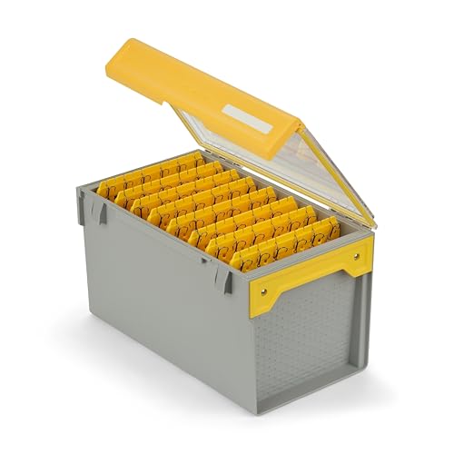Image of Plano EDGE Deep Hang Box, Stores 48 Crankbaits, with Rust-Preventive Rustricor, Dri-Loc Watertight Seal, WaterWick, DuraView Transparent Lid, Stackable Storage for Fishing Organization