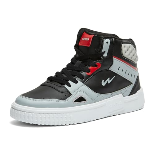 Campus Men's OG-15 Sneakers BLK/L.Gry - 9UK/India