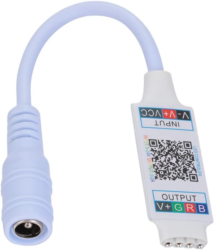 Amazon.com: Mini Bluetooth RGB Controller DC 5V-24V 6A for 3528 5050 ...