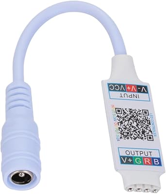 Mini Bluetooth RGB Controller DC 5V-24V 6A for 3528 5050 COB LED Strip Light Wireless Smart Phone Controller White
