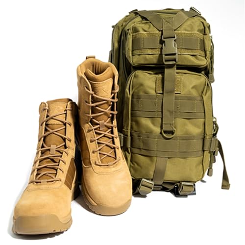 Rothco Guardian AR 670-1 Coyote Brown Composite Toe Tactical Boots – 8 Inch – Waterproof Duty Footwear2