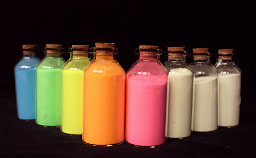 100 Grams (3.5 Ounces) Of White To Turquoise Glow In The Dark Powder. Off White Color In The Daylight And Brilliant Turquoise In The Dark. Phosphorescent Is Great For Mixing With Most Mediums. #TOP2