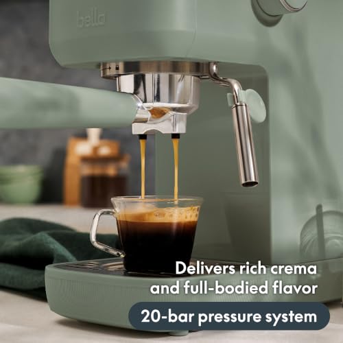 bella JOLT 20-bar Slim Espresso Maker, Aloe by BELLA - Used condition - Image 6