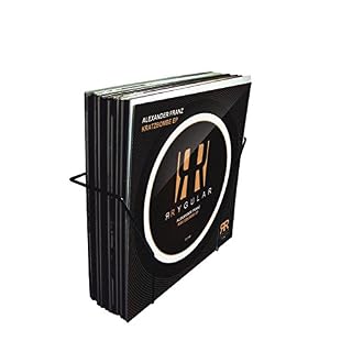Reloop Glorious Vinyl Set Holder smart – peut contenir jusqu’à 25 vinyls, surtout en construction légère, montage facile - Les Beatles, Paul McCartney, John Lennon, RIngo Starr, George Harrison