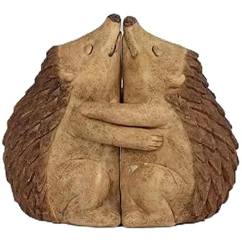 Duiaynke Resin Hedgehog Animal Hugging Statue Cover