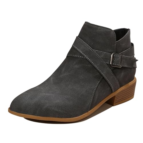 Bottines Chelsea confort à talons bas Gicoiz femme pour marcher sans douleur