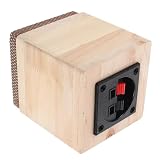 Qualità del suono: realizzato in legno, questo involucro per altoparlanti in legno consente un'esperienza, migliorando la chiarezza per qualsiasi involucro per apparecchiature audio per auto, custodia per altoparlanti automobilistici, involucro per auto