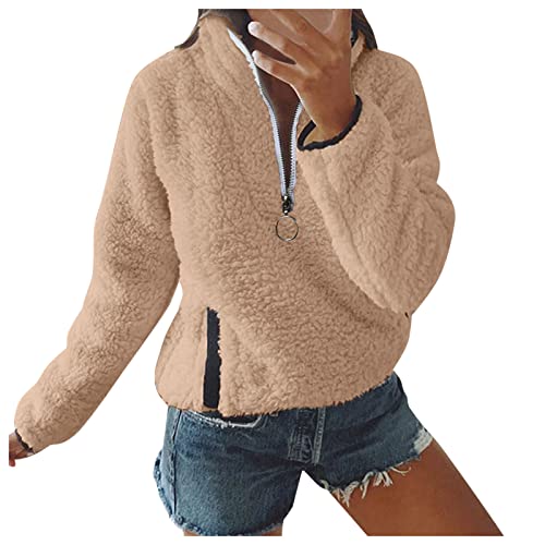 Womens Casual Tunic Tops Cardigan tie dye Sweater Women White lace Shirts for Women Long Sleeve Pink Plaid Flannel Shirt Cardigan with Buttons Full Zip Fleece Funnel Neck Hoodies for Women