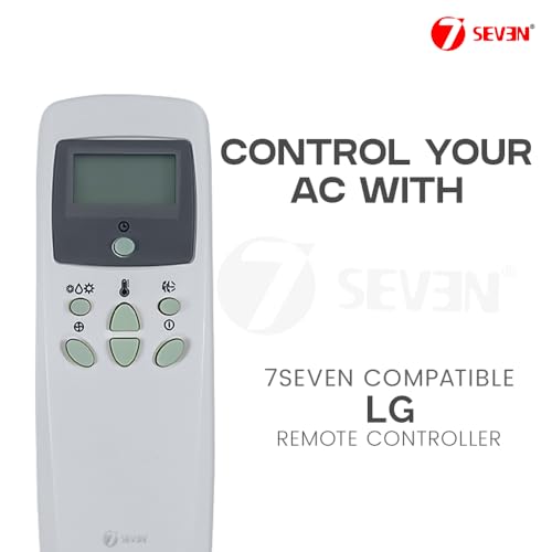Image of 7SEVEN Compatible with Lg Ac Remote 6711A20016Q Original Part Number Model 10 Suitable Only When Existing Genuine Remote Match Exactly Key by Key Function