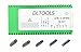 DLTOOLS Industrial GTN-4(SP400) PVD Coated(Black&Grey) CNC Grooving Carbide Inserts Cutting Tools for Steel,10pcs