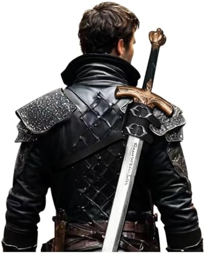 Joukavor Sword Back Holster Leather Sword Holder Back Strap Sword...
