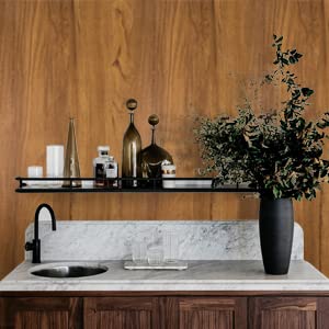 Image of COSNIGHT 15.7 inch x786 inch Wood Grain Wallpaper Peel and Stick Vinyl Film Self Adhesive Decor Wall Paper for Cabinet Drawer Shelf Liner Easy to Clean