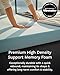 ViscoSoft 3 Inch Memory Foam Mattress Topper Twin - Select High Density Ventilated Mattress Pad - Removable Premium Rayon Cover