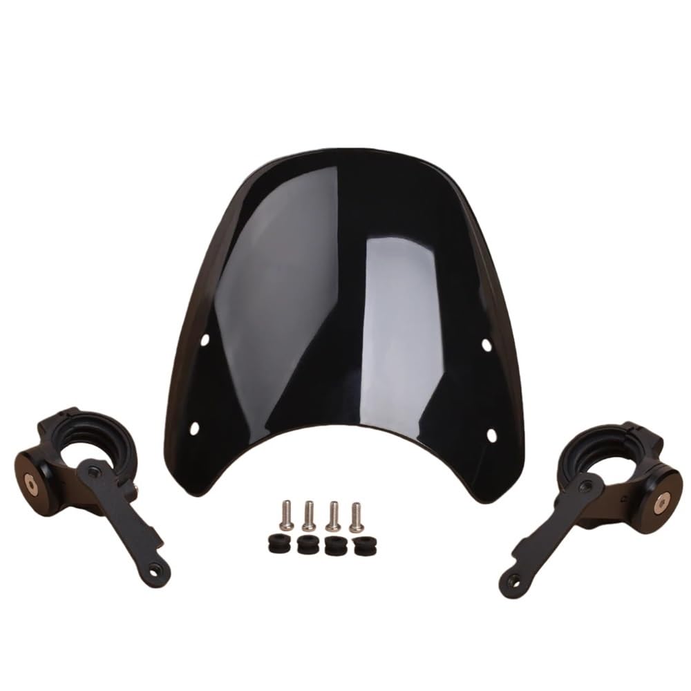 Aumento Parabrisas Deflector de Aire para Parabrisas Motocicleta, Protector, Accesorios Motor para Bonneville para Bobber (2017-2025 2024)