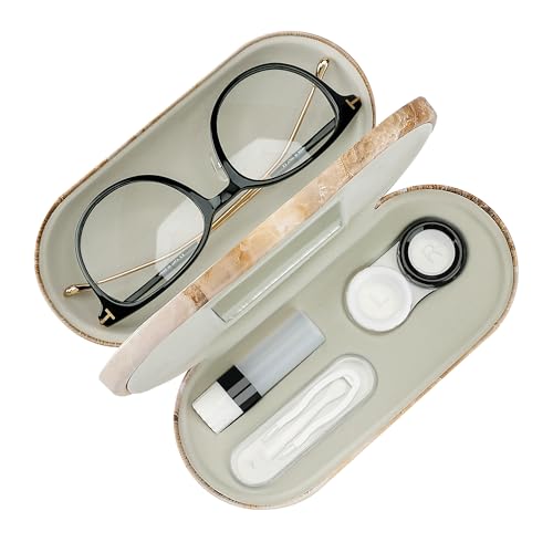 Muf 2 in 1 Contact Lens Case and Glasses Case