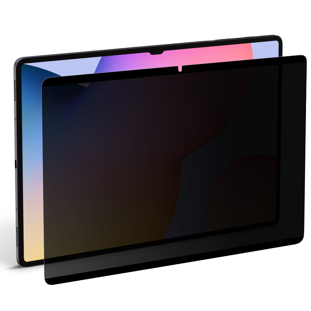 DIACUBE Magnetic 4-Way 360 Degree Privacy Screen Protector for Galaxy Tab S6 Lite 10.4 Inch, Removable Reusable Anti-Spy Anti-Glare Anti-Fingerprint [Landscape and Portrait Mode at once][Supporting