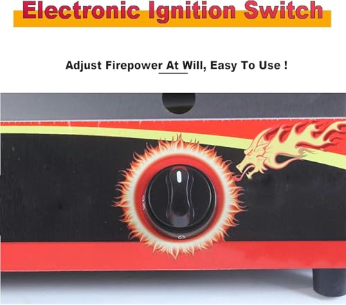 AFLEPCBRQ Fritteuse Gasfritteuse für Chips Donuts 11L/22L Großraum LPG/Gasfritteuse für Privathaushalte und Gewerbe Einstellbare Feuerkraft LPG-Friteuse Edelstahl Abnehmbar und w – Bild 6