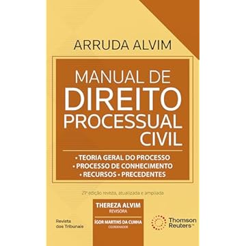 Capa do livro Manual de Direito Processual Civil – 21ª edição