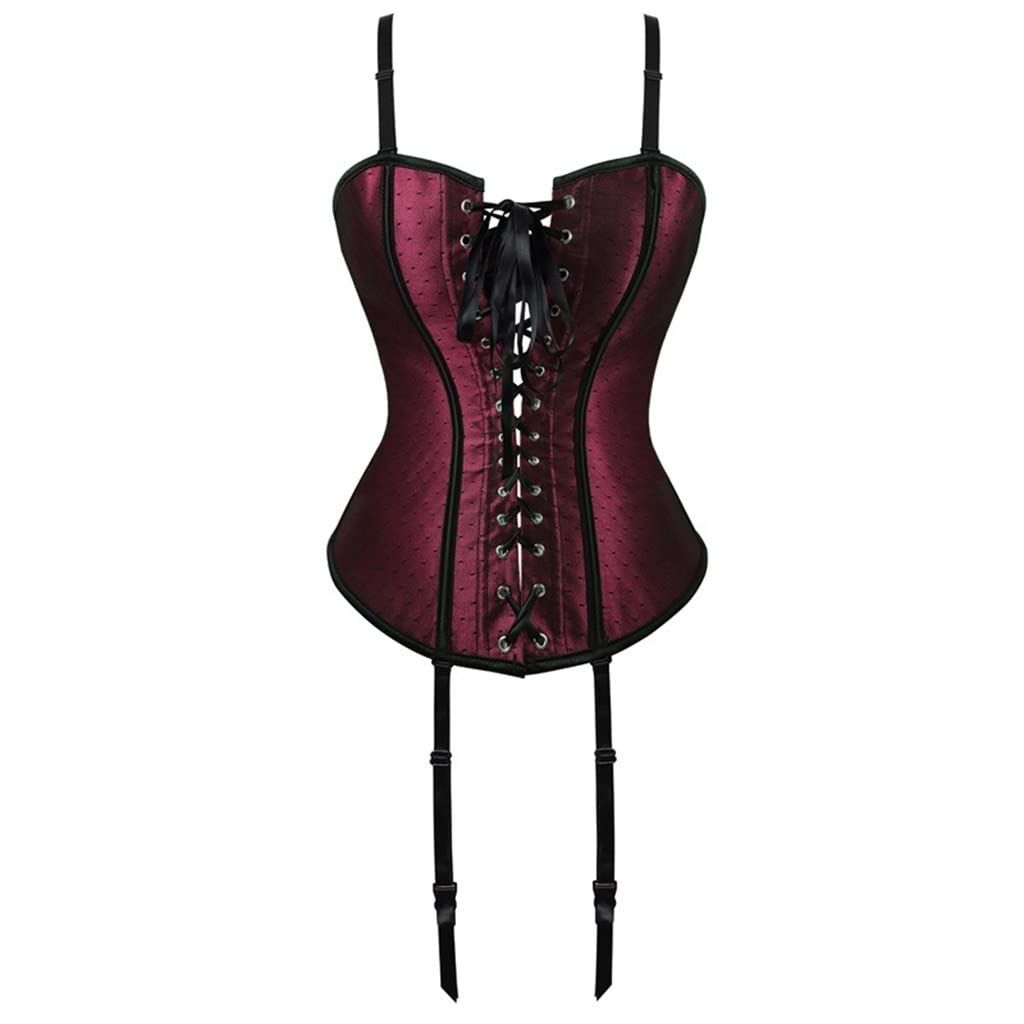 Panie Four Seasons Lace Polka Dot Brzuch Shapewear Pas do pończoch Podtrzymujący piersi Sexy Sling