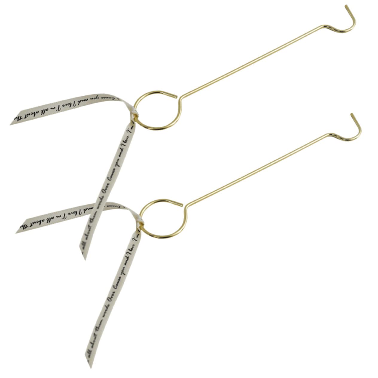 Unomor 2Pcs Candle Wick Extinguisher Candle Snuffer Hooks for Dousing Candle Accessory for Home Weddings and Parties