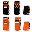 Orange-black/White