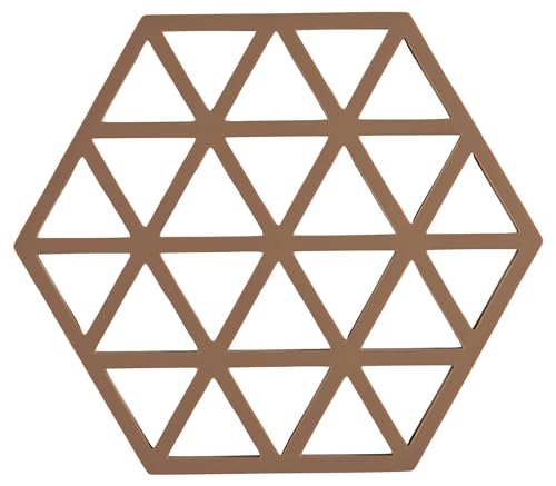 Zone Denmark Triangles Dessous-de-Plat 16 x 14 x 0,9 cm Amande