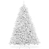 Casafield 6ft white spruce artificial holiday christmas tree with sturdy metal stand  urban country home decor