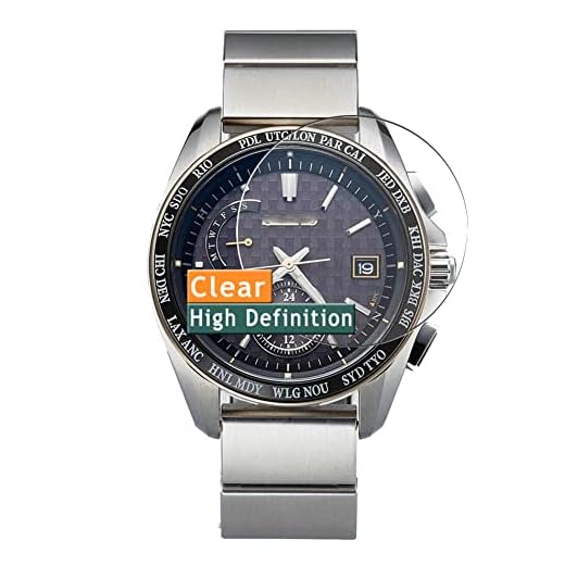 Vaxson 3 Unidades Protector de Pantalla, compatible con Seiko Brightz wena wrist pro Solar Radio controlled set Silver WNW-SB16A [No Vidrio Templado ] Nuevo Película Protectora Film Guard