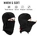 Aegend Kids Balaclava Windproof Ski Face Mask for Cold Weather, 1 Piece, Black