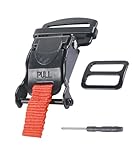 UNLRAE Motorcycle Helmet Quick Release,Car Accessories,Stainless Steel Helmet Quick Release Buckle Kit,Universal Motorcycle Replace Accessories,Suitable for Half,3/4 and Full Face Helmets