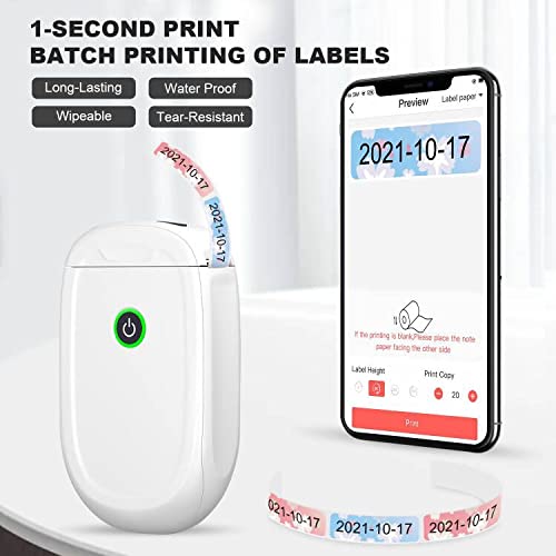 Marklife-P11-Label-Maker-Machine-with-4-Rolls-TapeMini-Thermal-Wireless-Inkless-Sticker-Printer-Machine-for-Home-Kitchen-Office-Organization