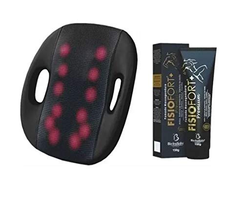 Massageador Lombar Pernas Pés Pescoço Almofada Shiatsu 3d Esferas...