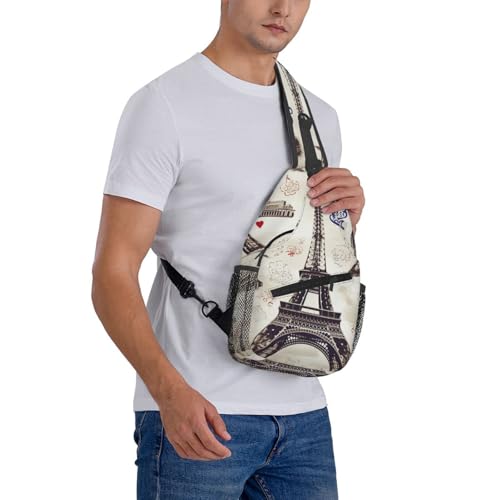 Mochila tipo sling negra para uso urbano y viajes miniatura 7