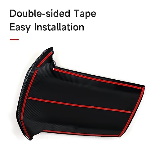 Car Dashboard Instrument Protective Cover Decals for 2016-2021 Honda Civic 10th Gen Accessories ABS Carbon Fiber Stickers