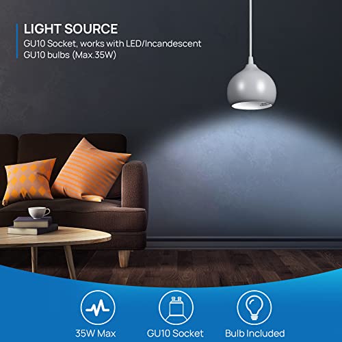 Linkind Lampada a Sospensione in Metallo, Emisfero...