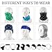 Cozypower 100 Pcs Paisley Buff Neck Gaiter Bulk Seamless Bandanas Face Mask Headwear Balaclava for Men Women Wind UV(Fashion Color)