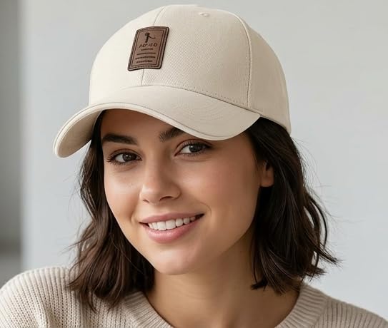 Image of rytoria Combo 3 Pcs Cap for Men and Women Unisex Cotton Caps Adjustable Strap Free Size Summer Sports Cricket Gym Dance