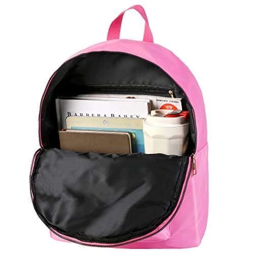 Wonshia Backpack,Pink Preppy Backpack For Women Lightweight Water Resistant Casual Nylon Backpack For Sport Backpack #TOP2