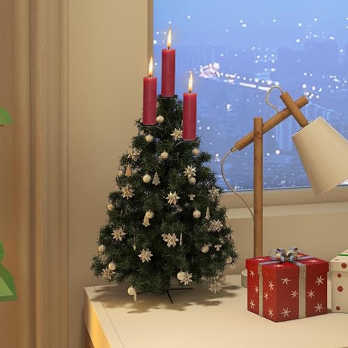 Soporte para punta de árbol de Navidad en hierro forjado para reuniones familiares 3