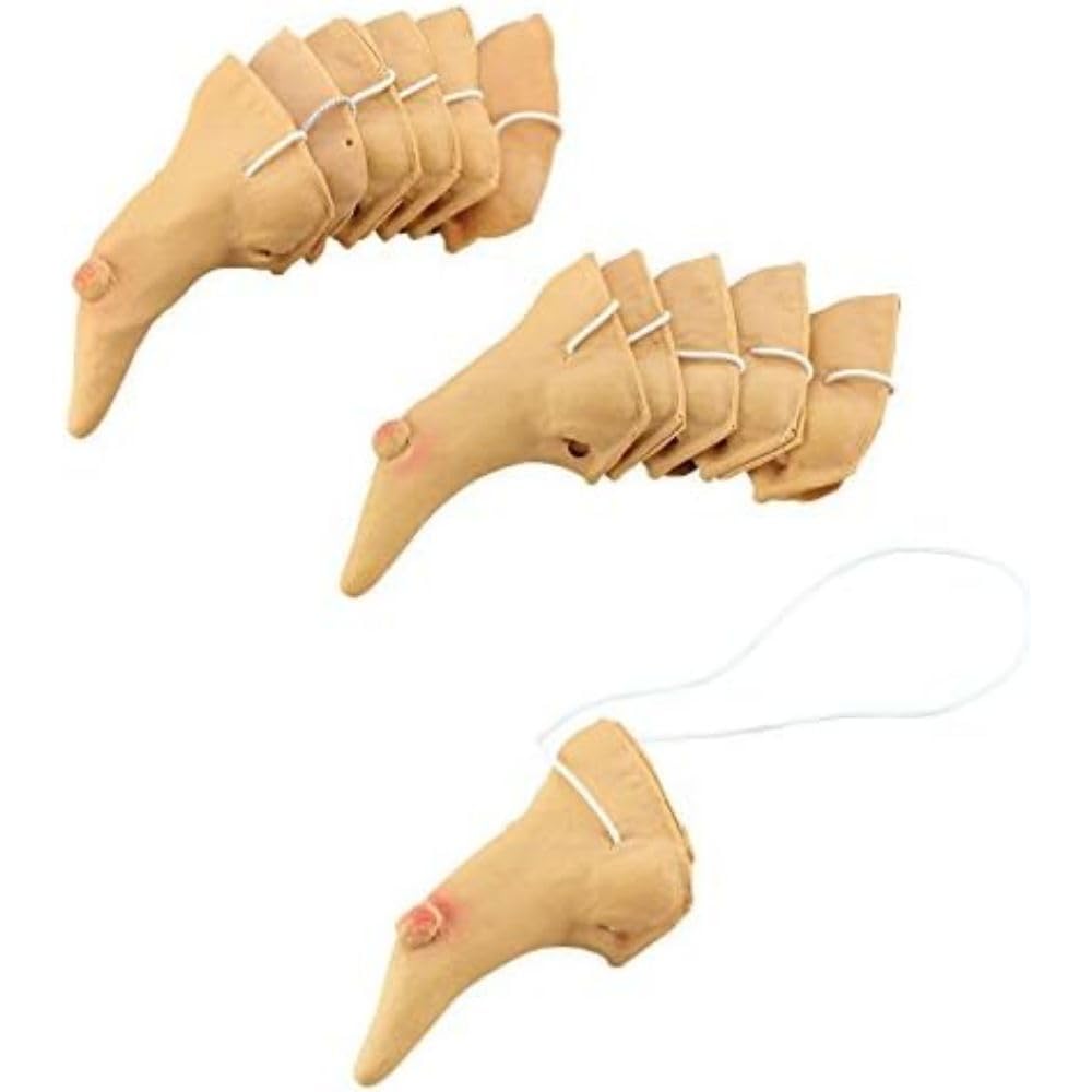 Bristol Novelty MD057 Witch Noses, Unisex-Adult, Beige, One Size Halloween Halloween