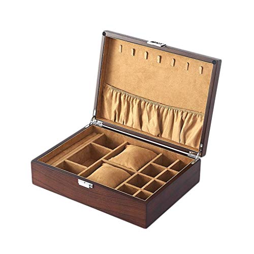 Boîte de rangement en bois coffret bijoux grand format horizontal