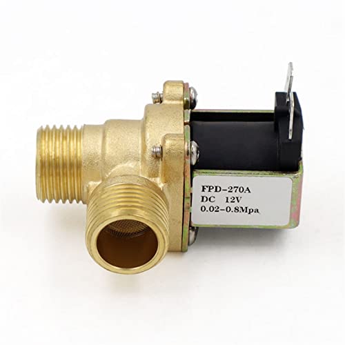 Électrovanne DN15 laiton robuste interrupteur eau de haute précision 220V G1/2 - 2
