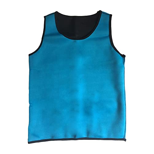 Maiyifu-GJ Men’s Body Shaper Sweat Vest Compression Muscle Tank Sleeveless Undershirt Waist Trainer Slimming Workout Vest