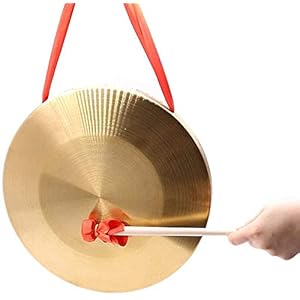 Koperen gong,Messing handgong,bekkens gemaakt van messing en koper