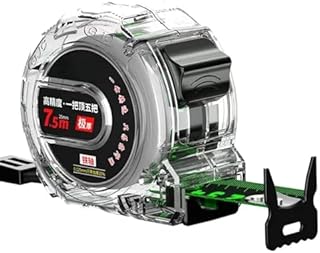 巻尺 テープ 荧光 巻き尺 調光 夜間作業 メジャー スケール 防水 高精度 目盛り 見やすい 耐摩耗性 耐落下性 Diy 測り 工業用グレード ロック 作業工具 メジャー・巻尺 荧光 メジャー 巻き尺 ステンレス製 高精度 コンベックス 蛍光鋼巻き尺 セ耐摩耗性 防水性 夜間作業 建築用 (5m25mm)