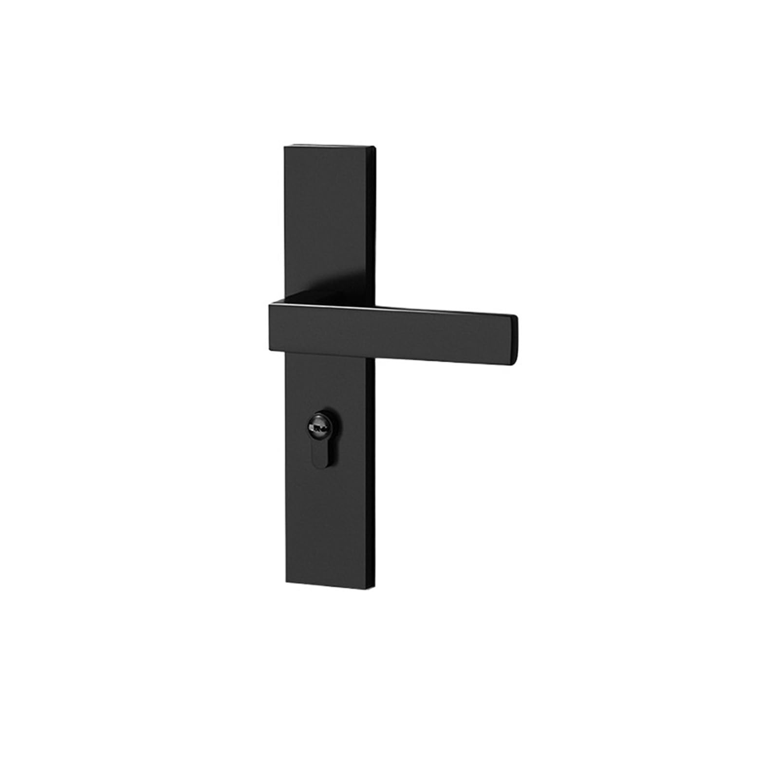 Serrure fendue en bois Alumina H623 premium avec poignée noire mate