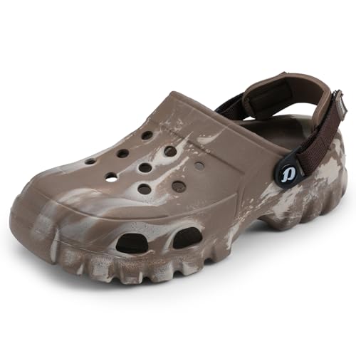 Image of DOCTOR EXTRA SOFT Men's Classic Camo Casual Sports Clogs /Sandals with Adjustable Back Strap for Adult| Comfortable & Lightweight| Stylish & Anti-Skid| Waterproof & Everyday Use Mules Gents Boys D-550